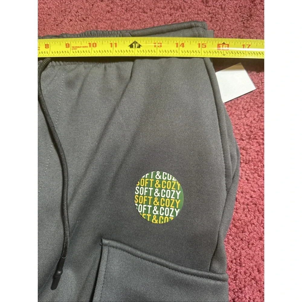 NWT Public Record Men's Char Double Cargo Fleece Lined Joggers Alexander Medium